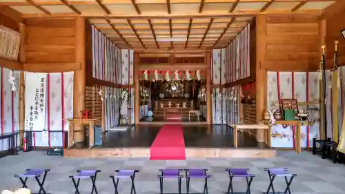 相馬妙見宮　大上川神社の本殿