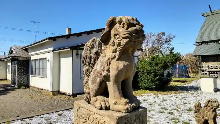 天塩厳島神社の狛犬