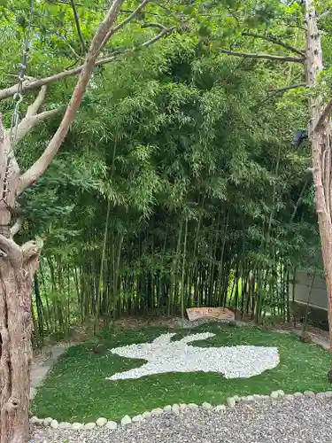 湯倉神社の庭園