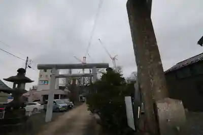 阿邪訶根神社の鳥居