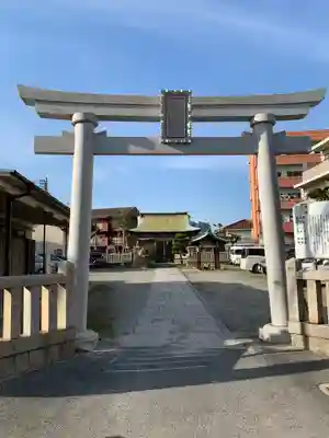 穂蓼八幡神社の鳥居