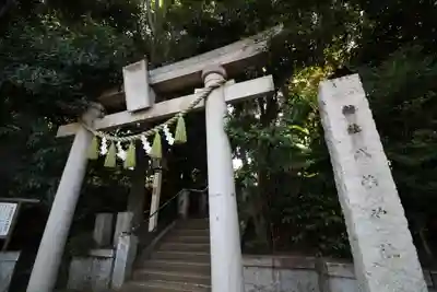 千束八幡神社の鳥居