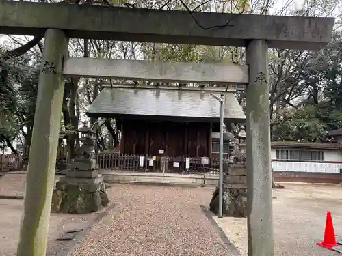 神明社（桜神明社）の鳥居