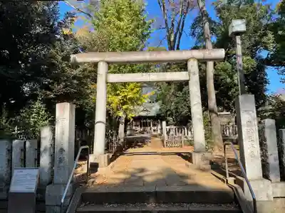 八雲氷川神社の鳥居