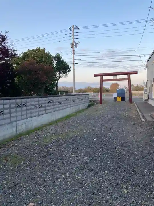 中沼神社の鳥居