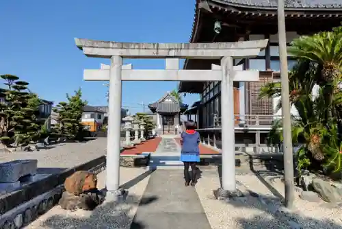 妙法寺の鳥居