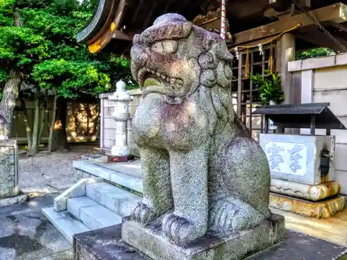 長草八幡社の狛犬