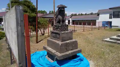 追分八幡神社の狛犬