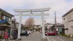 鴨居八幡神社の鳥居