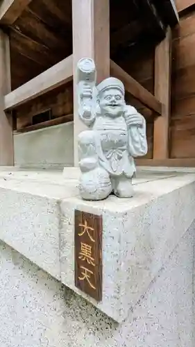 鎮守氷川神社の像