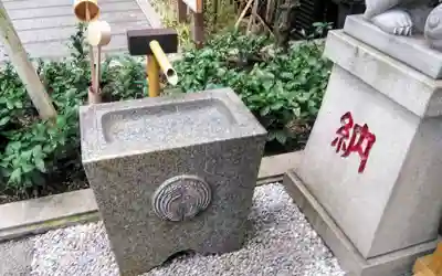 茶ノ木神社の手水舎