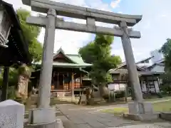 西向天神社の鳥居