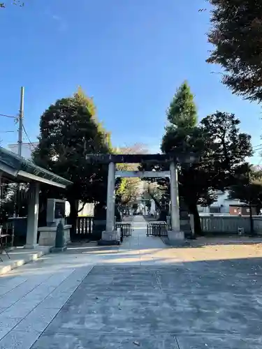 池袋氷川神社の鳥居