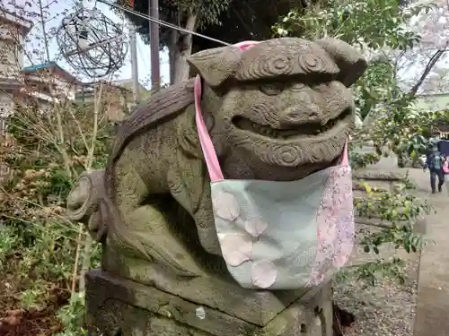 菊田神社の狛犬