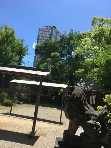 蝮ヶ池八幡宮の狛犬