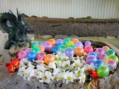 立志神社の手水舎