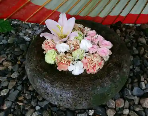 帯廣神社の手水