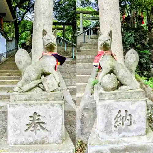 王子稲荷神社の狛犬