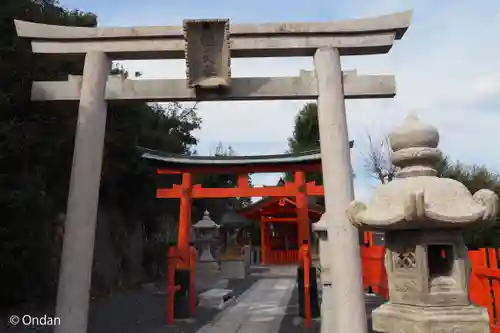 建勲神社の鳥居