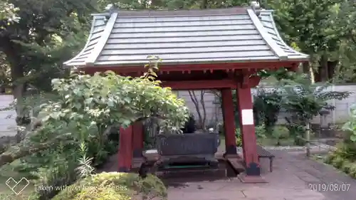 輪王寺両大師堂(寛永寺輪王殿)の手水舎