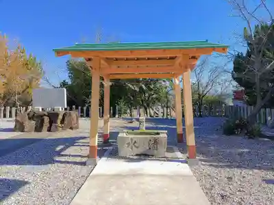 神明社（岩崎神明社）の手水舎