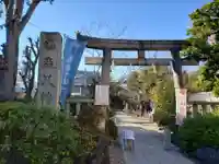 鳩森八幡神社の鳥居