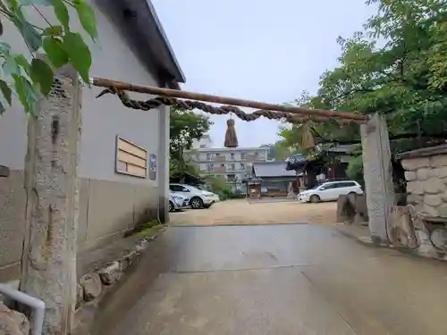 篠原嚴島神社の鳥居