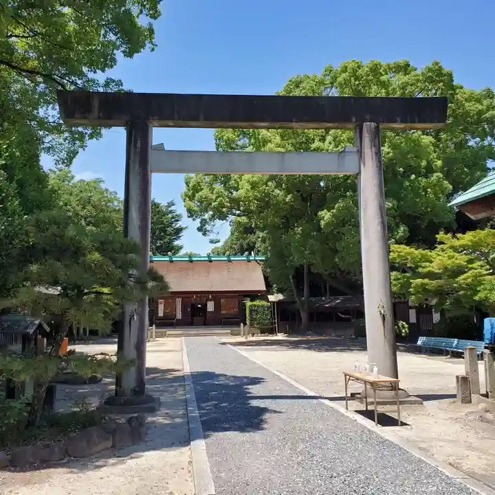 神明社(岡田神明社)の鳥居