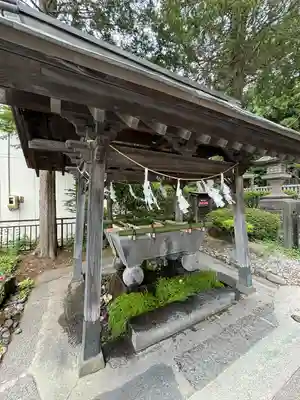 諏訪大社下社春宮の手水舎