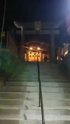 石川町諏訪神社の鳥居