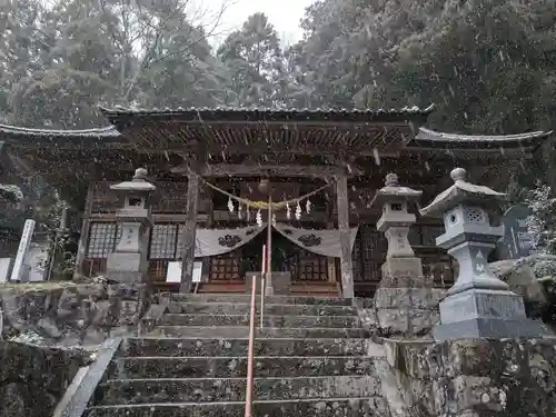 木幡山隠津島神社(二本松市)の本殿・本堂