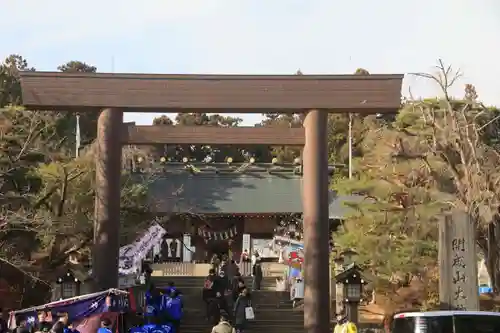 開成山大神宮の鳥居