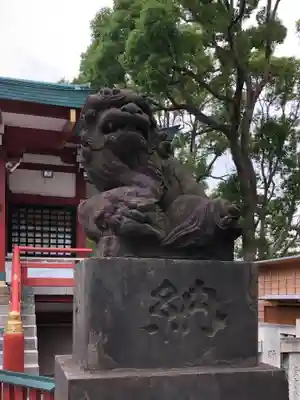 多摩川浅間神社の狛犬