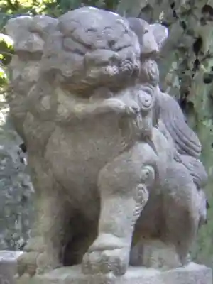 白山神社（二子町）の狛犬