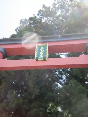 河口浅間神社の鳥居