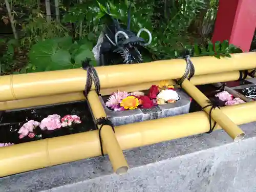 北岡神社の手水舎