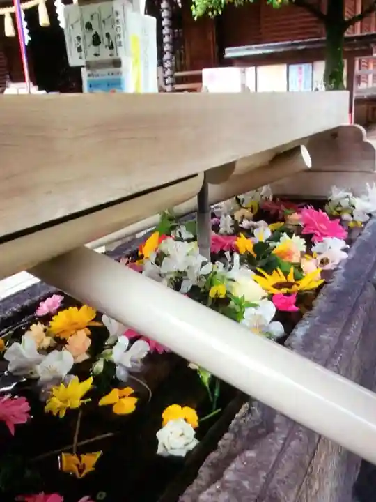 鳩森八幡神社の手水舎