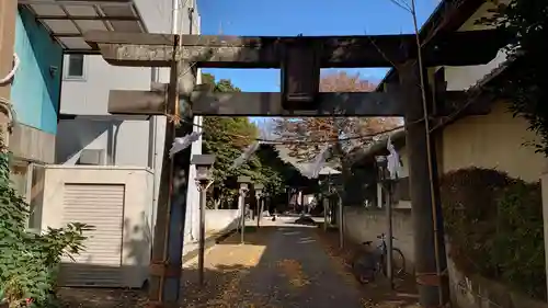 下石原八幡神社の鳥居
