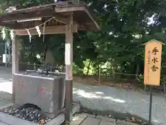 星川杉山神社の手水