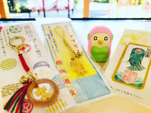 總社 和田八幡宮の授与品その他