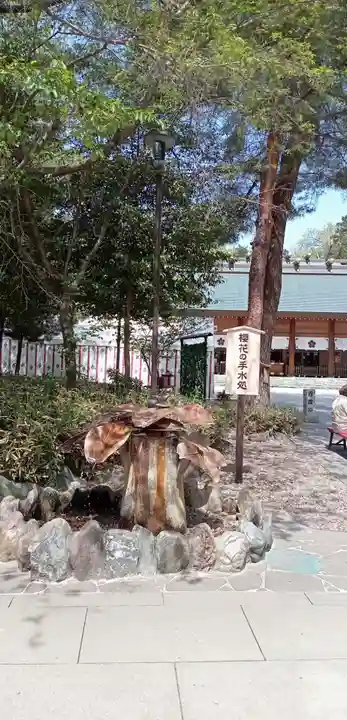 櫻木神社の手水舎