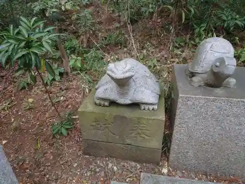 柴崎神社の狛犬