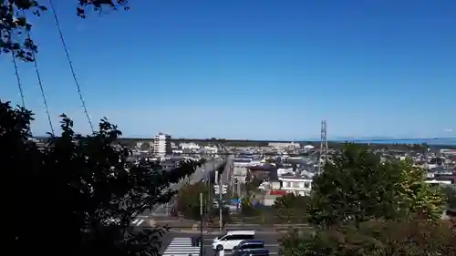 星置神社の景色