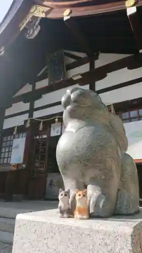 三輪神社の狛犬