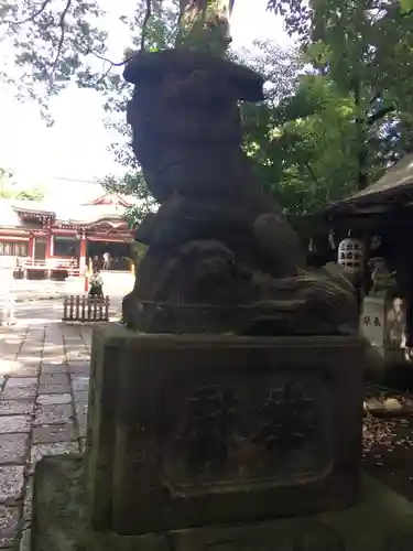 武蔵野八幡宮の狛犬