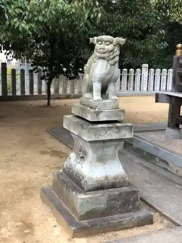 野口神社の狛犬