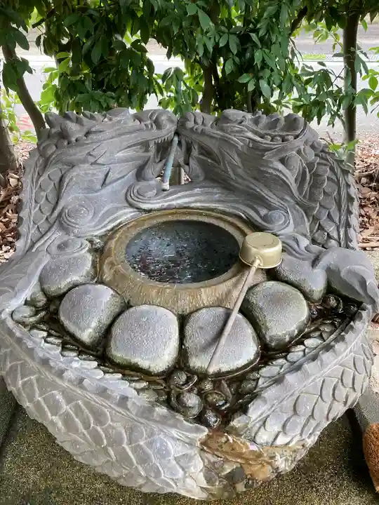 室城神社の手水舎