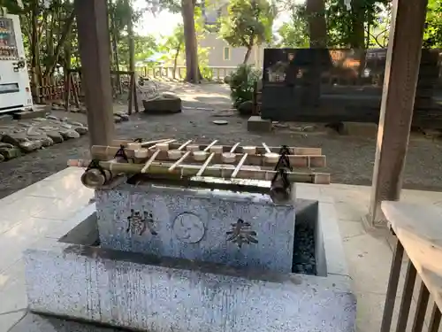 前鳥神社の手水舎