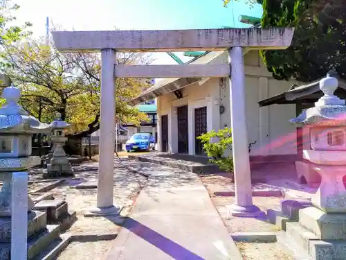 山之神社の鳥居