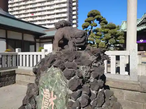 胡録神社の狛犬